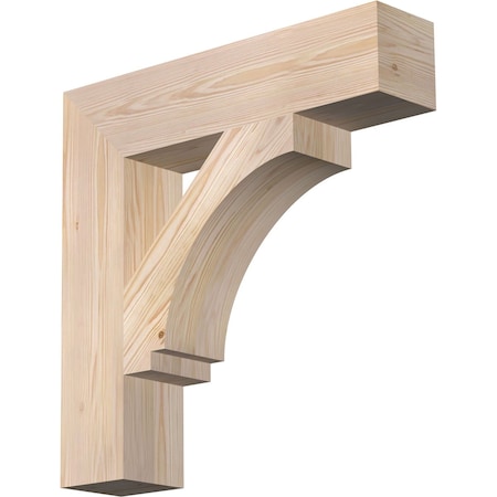 Ekena Millwork Imperial Block Smooth Bracket, Douglas Fir, 5 1/2"W x 26"D x 26"H BKT06X26X26IMP05SDF